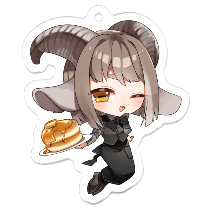 アクリルキーホルダー - 50 x 50 (mm)