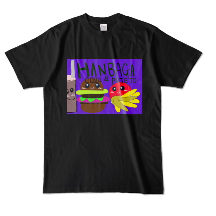 カラーTシャツ - L - ブラック (濃色)