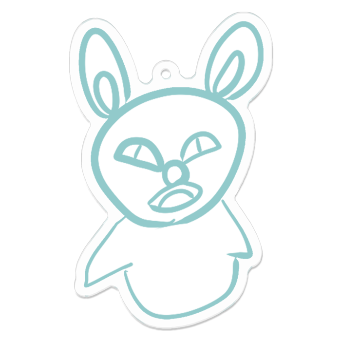 アクリルキーホルダー illust:ぴゅん - 70 x 70 (mm)