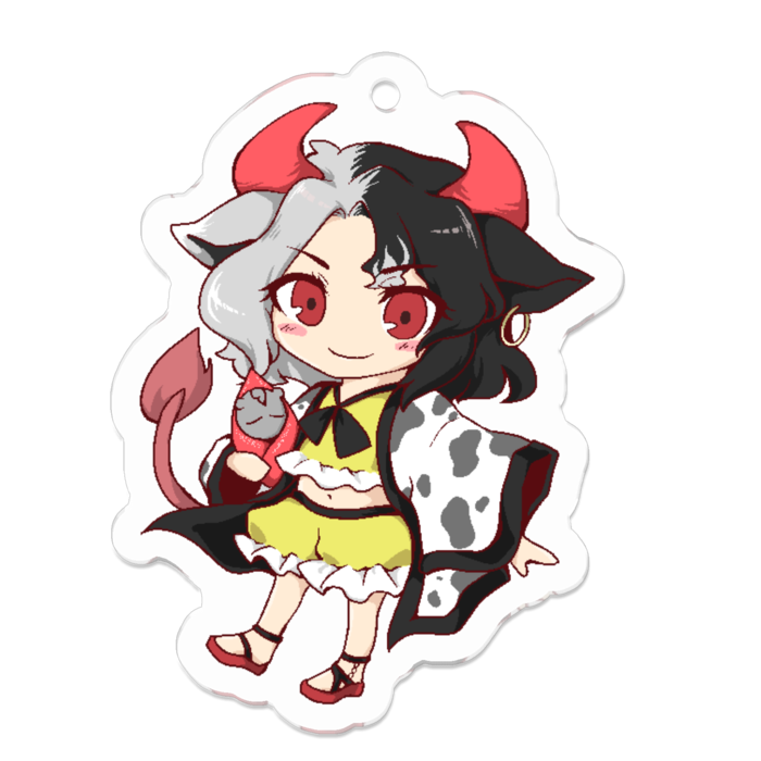 アクリルキーホルダー - 50 x 50 (mm)