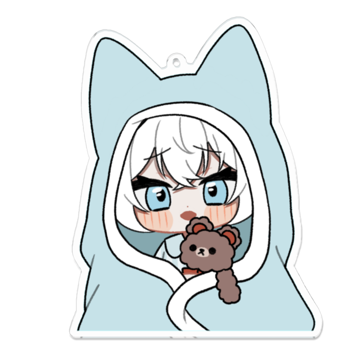 アクリルキーホルダー - 100 x 100 (mm)