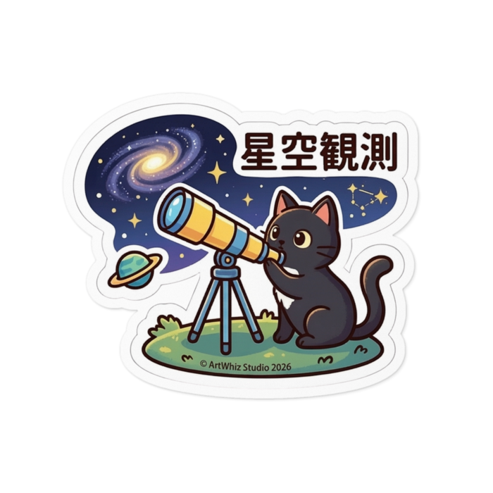 ステッカー - 100 x 100 (mm)