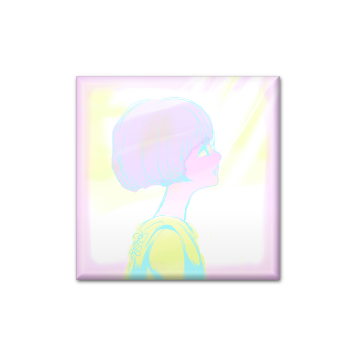 缶バッジ - 四角形40mm
