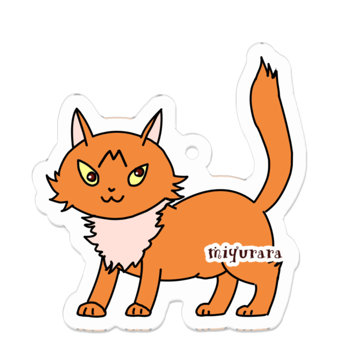 アクリルキーホルダー - 50 x 50 (mm)