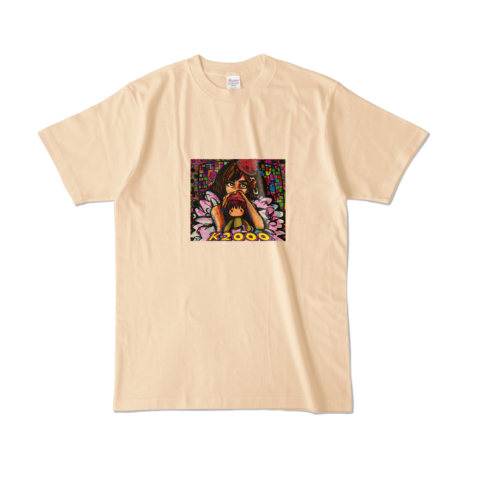 カラーTシャツ - L - ナチュラル (淡色)