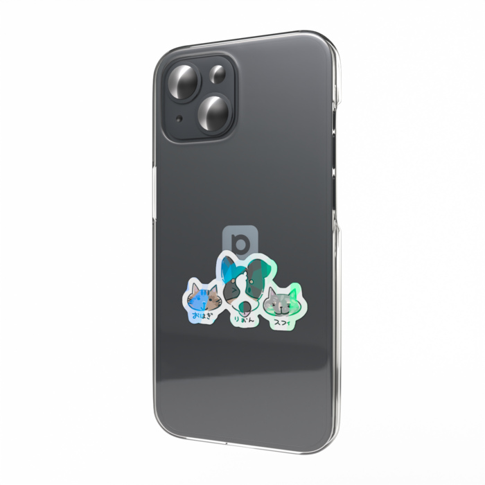 ホログラムスマホステッカー - 縦