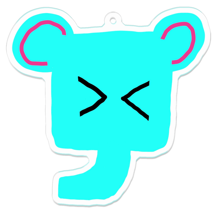 アクリルキーホルダー - 70 x 70 (mm)