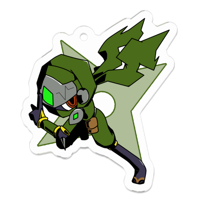 アクリルキーホルダー - 50 x 50 (mm)