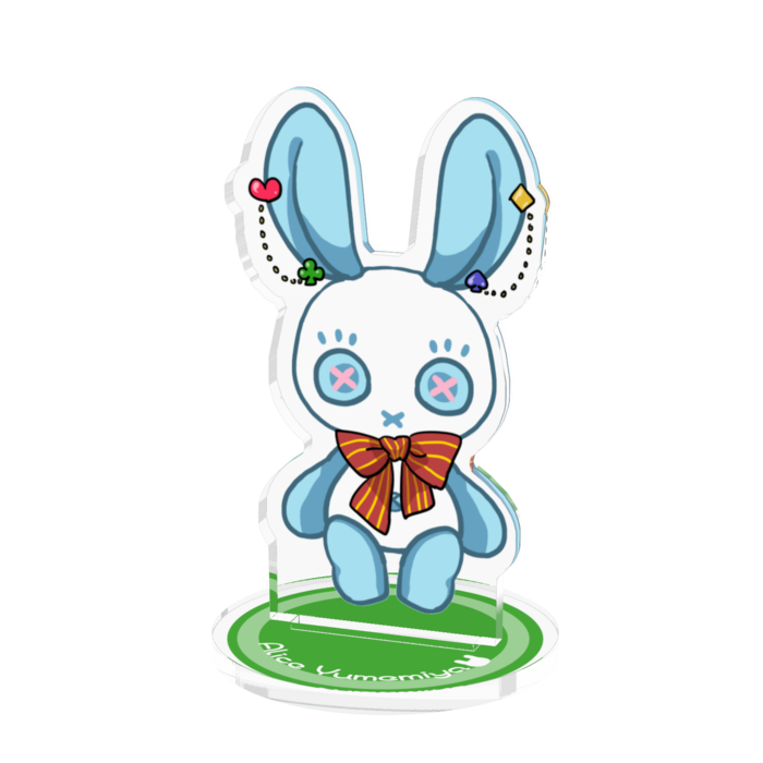 うさぬい しましまリボン 中 70x70mm