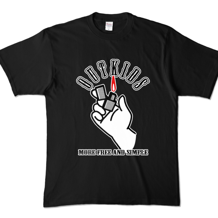 カラーTシャツ - XL - ブラック (濃色)