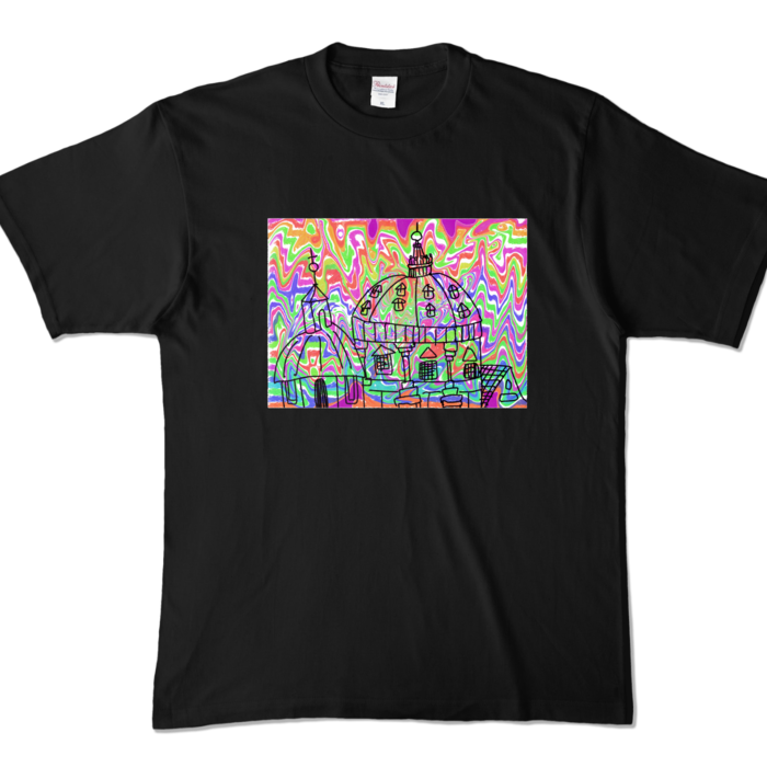 カラーTシャツ - XL - ブラック (濃色)