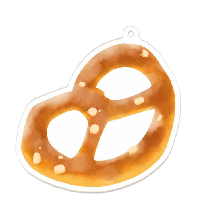 アクリルキーホルダー（コーティング） - 70 x 70 (mm)