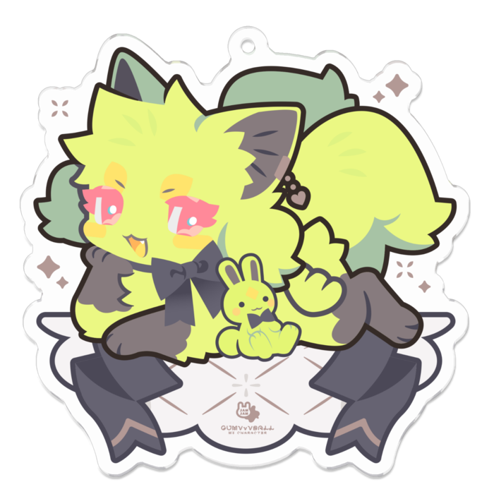 アクリルキーホルダー - 70 x 70 (mm)