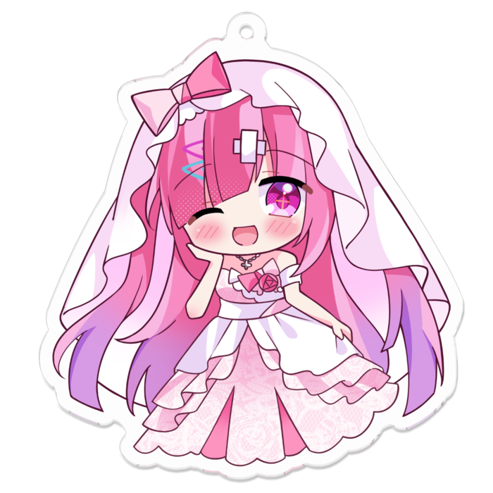 アクリルキーホルダー - 70 x 70 (mm)
