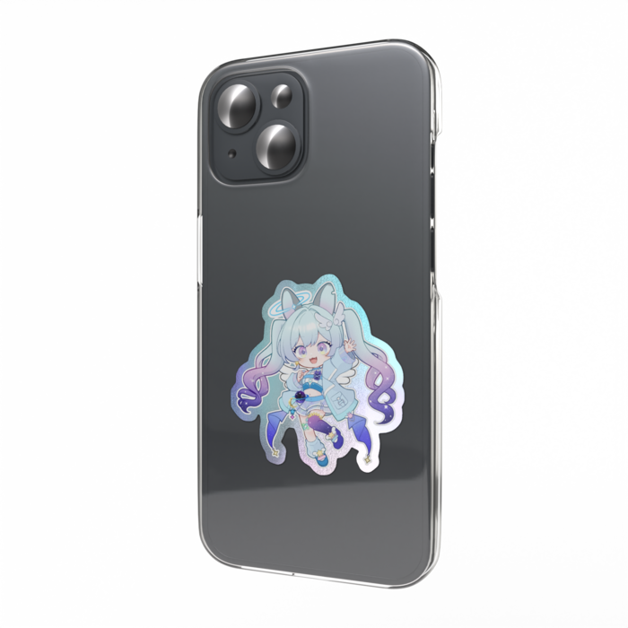 オーロラスマホステッカー - W55 × H91mm 以内