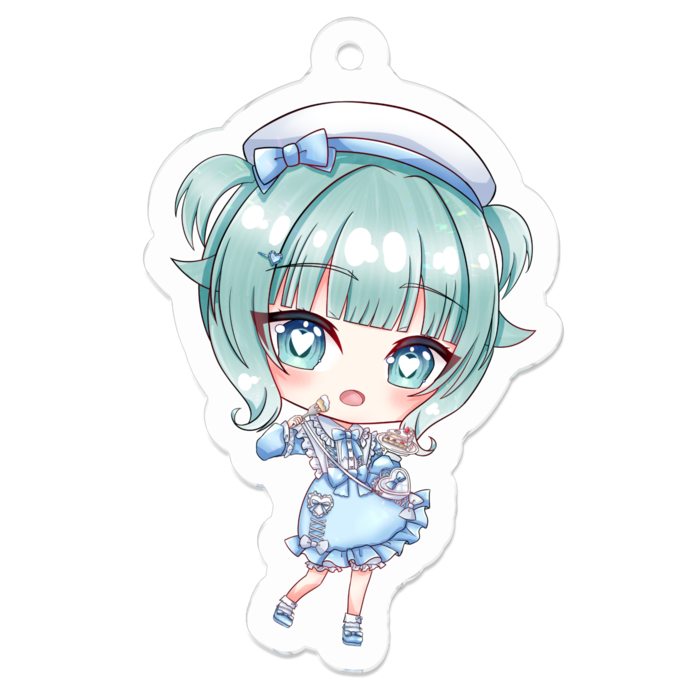 アクリルキーホルダー - 50 x 50 (mm)