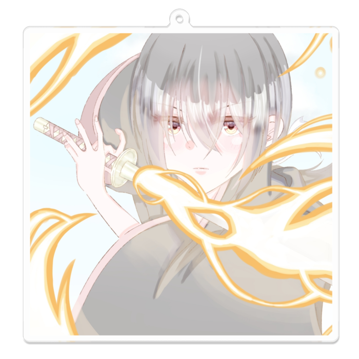 アクリルキーホルダー - 100 x 100 (mm)