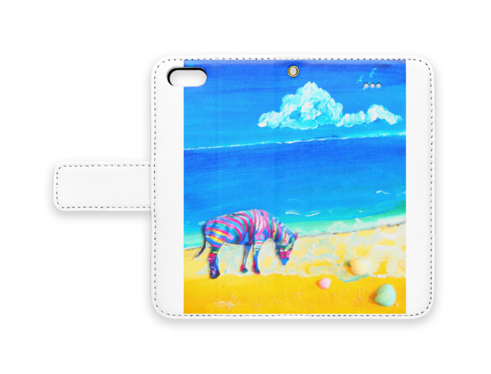 手帳型iPhoneケース - iPhone 5 / 5s / SE - ストラップ穴 あり