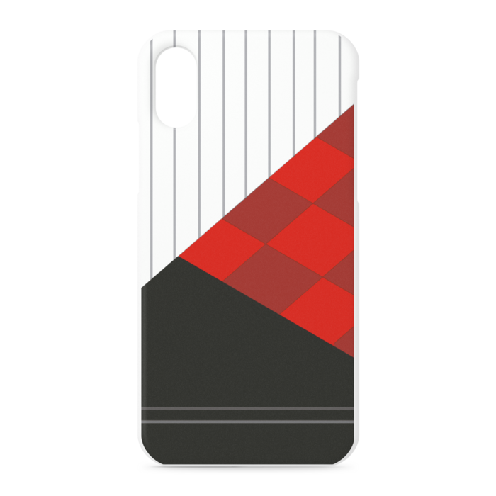 赤 - iPhone XS / X - 正面印刷のみ