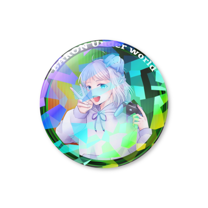 ホログラム缶バッジ - 56mm