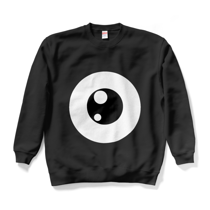 めだまスウェット - XL - ブラック