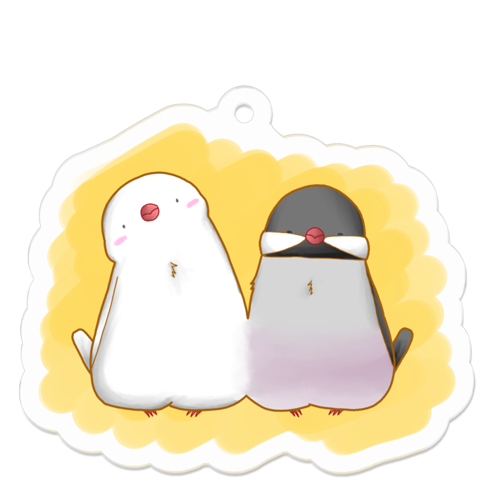 アクリルキーホルダー - 50 x 50 (mm)