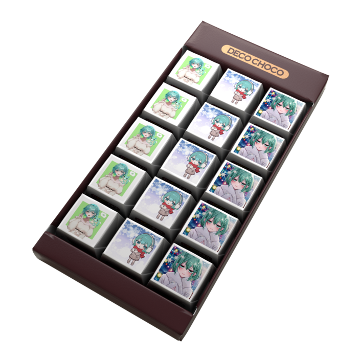 DECOチョコ - 列ごとにデザイン