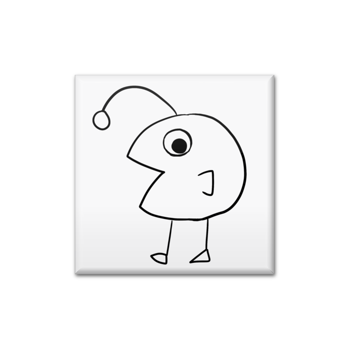 缶バッジ - 四角形40mm