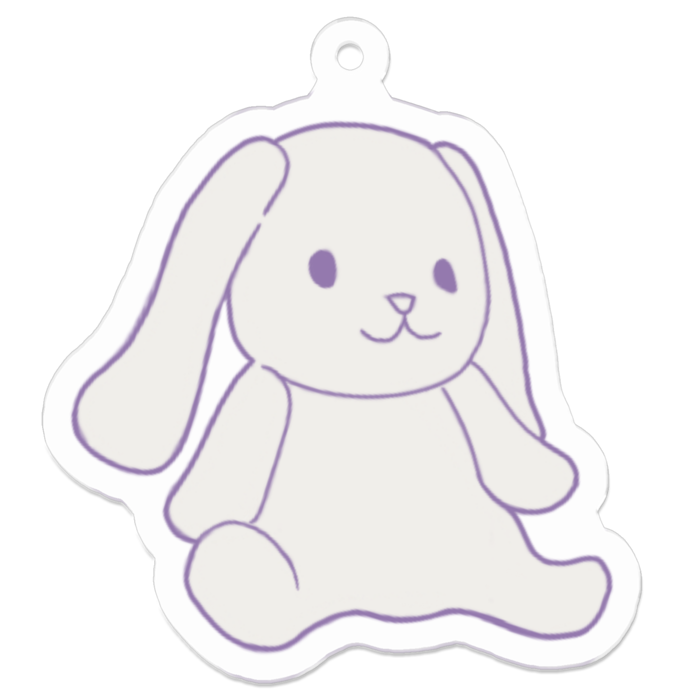 アクリルキーホルダー - 50 x 50 (mm)