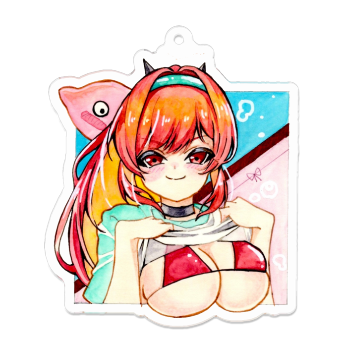 アクリルキーホルダー - 70 x 70 (mm)