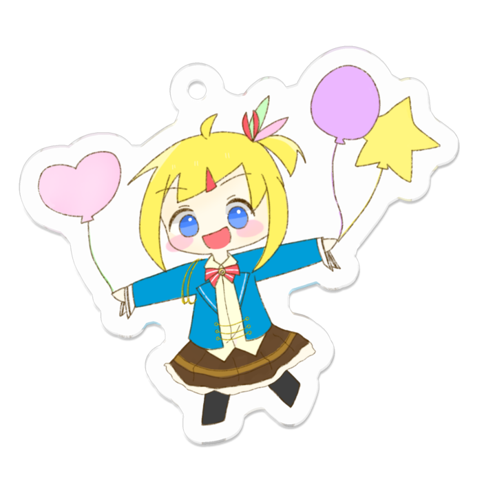 アクリルキーホルダー - 50 x 50 (mm)