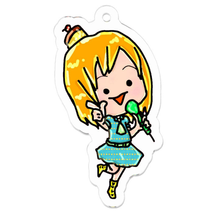 アクリルキーホルダー - 50 x 50 (mm)