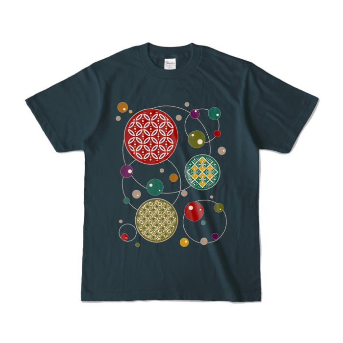 カラーTシャツ - S - デニム (濃色)