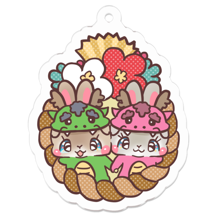 アクリルキーホルダー - 50 x 50 (mm)