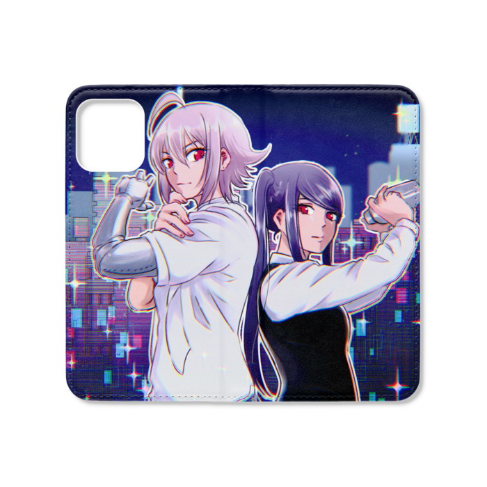 VA-11 Hall-A】ジル＆デイナ 手帳型スマホケース【iPhone