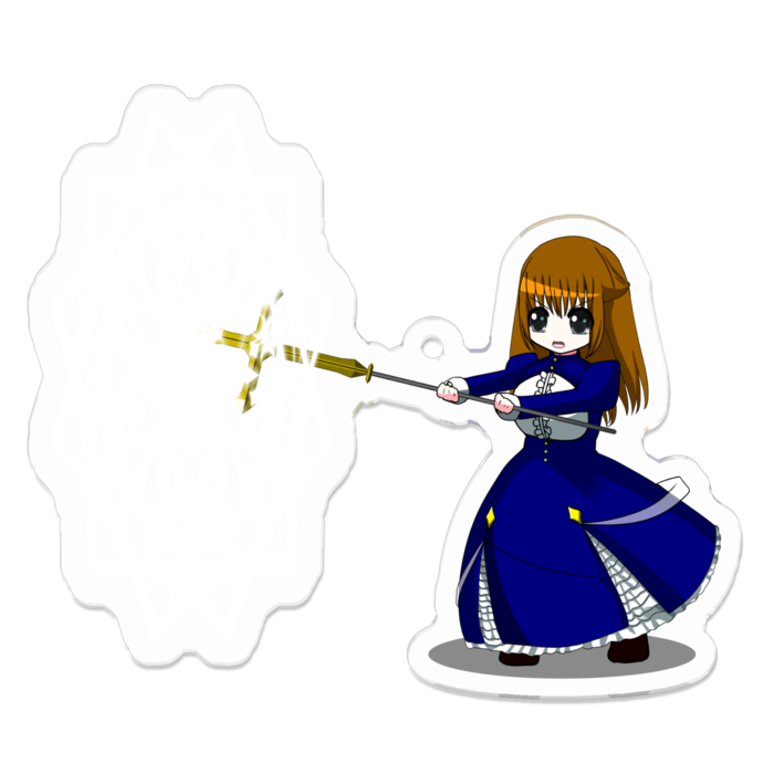 アクリルキーホルダー - 70 x 70 (mm)