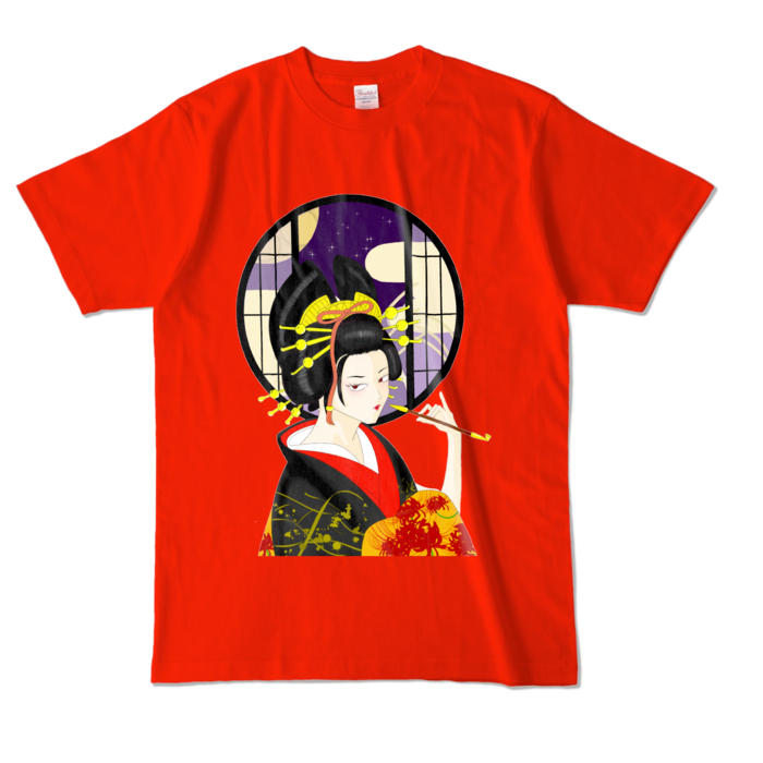 カラーTシャツ - L - レッド (濃色)