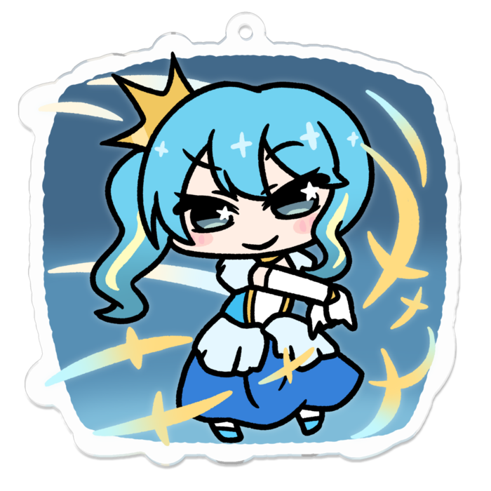 アクリルキーホルダー - 70 x 70 (mm)