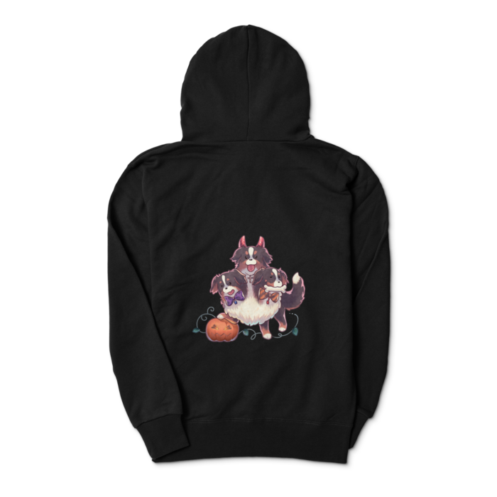 ジップパーカー - S - ブラック