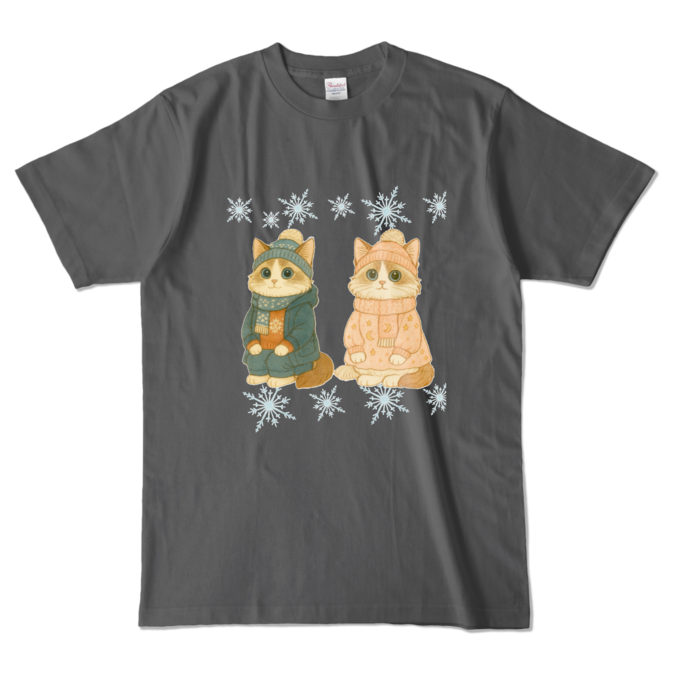 カラーTシャツ - L - チャコール (濃色)