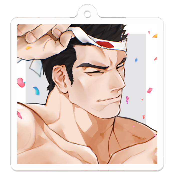 アクリルキーホルダー - 50 x 50 (mm)