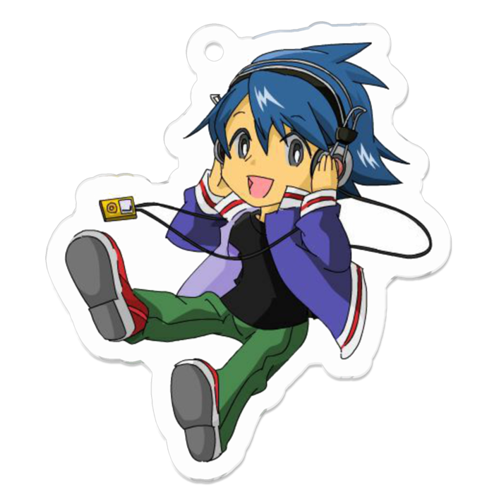 アクリルキーホルダー（コーティング） - 50 x 50 (mm)