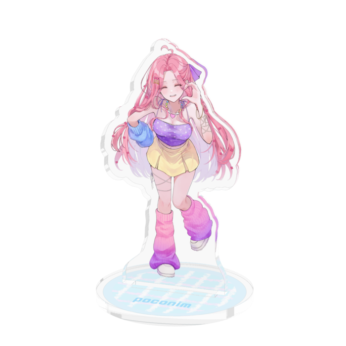 ぽこアクリルフィギュア - 70x70mm