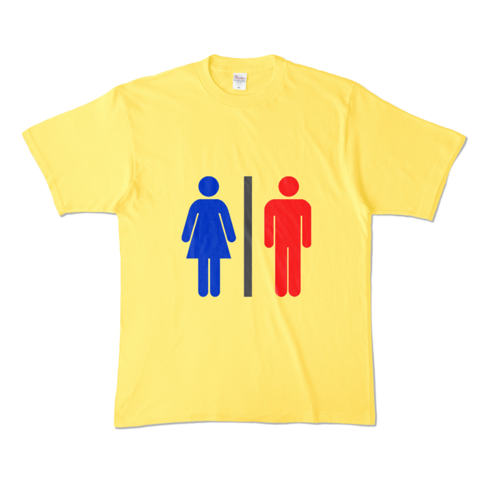 カラーTシャツ - XL - イエロー (濃色)