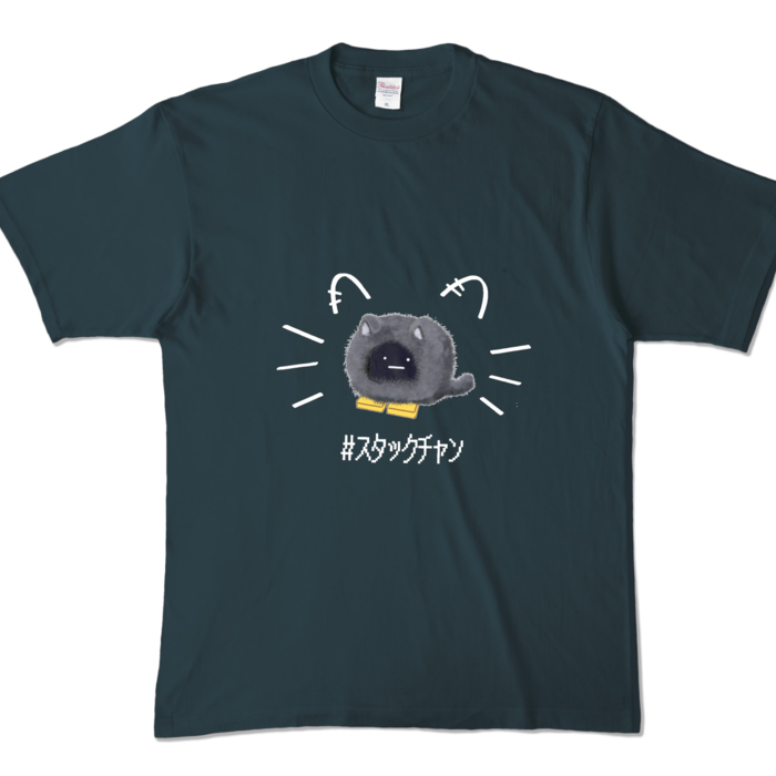 カラーTシャツ - XL - デニム (濃色)