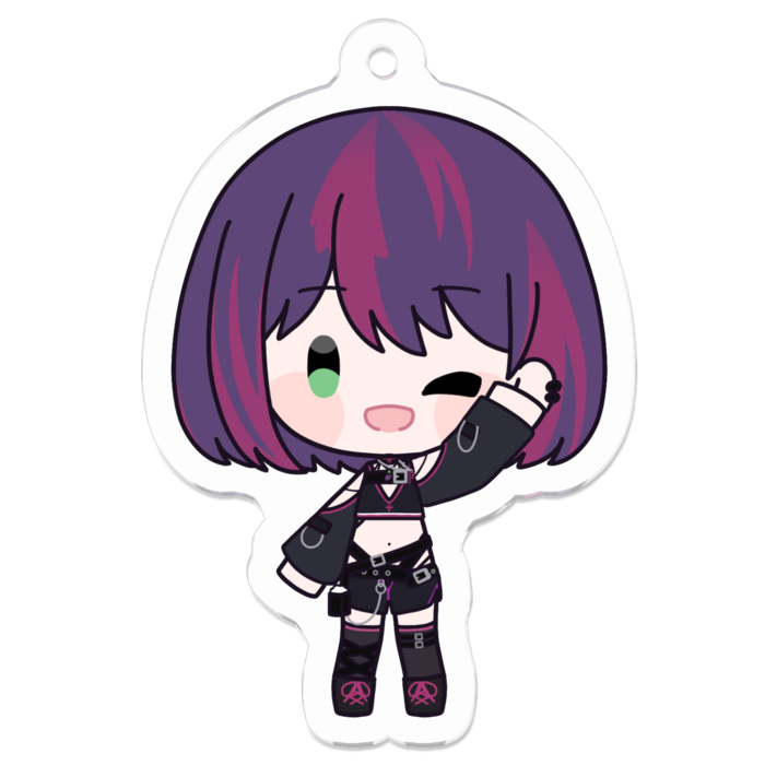 アクリルキーホルダー - 50 x 50 (mm)