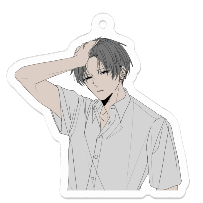 アクリルキーホルダー - 50 x 50 (mm)