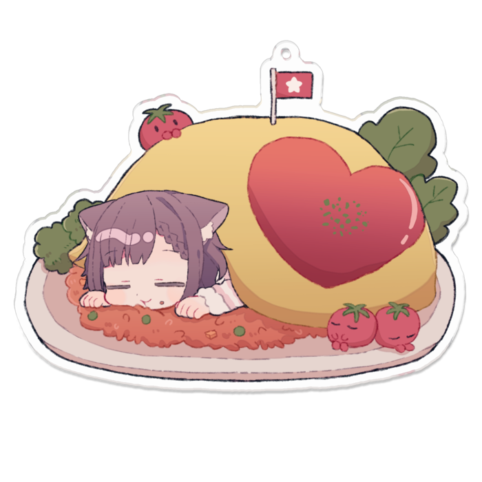 アクリルキーホルダー - 100 x 100 (mm)