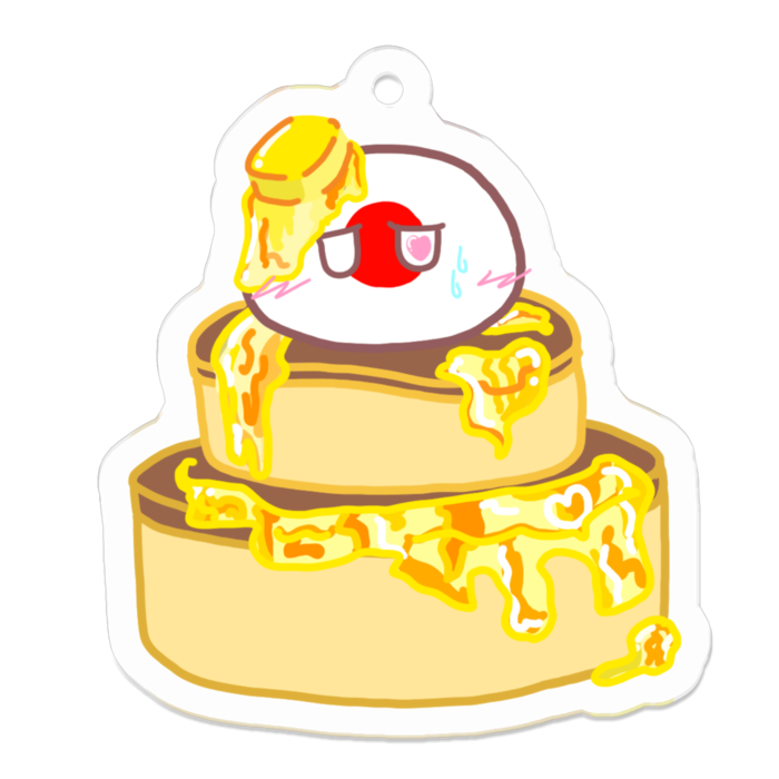 アクリルキーホルダー - 50 x 50 (mm)