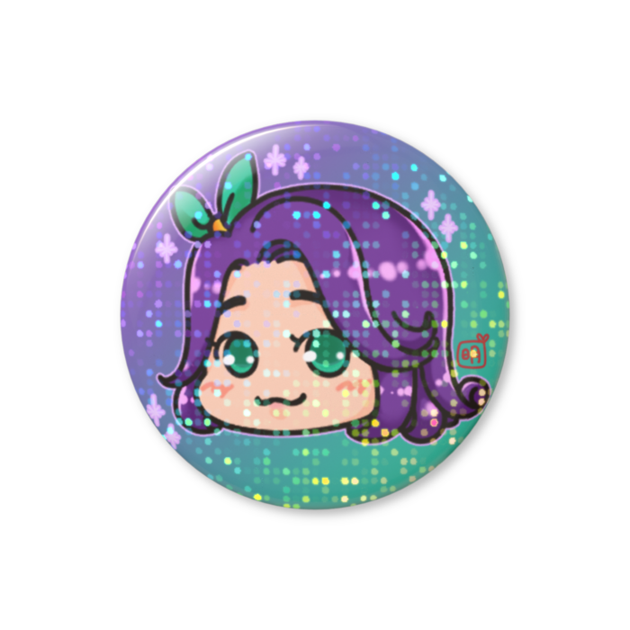 ホログラム缶バッジ - アビゲイル(1)32mm